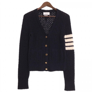 トムブラウン ウールブレンド Vネックカーディガン 最新の買取相場ご紹介