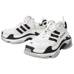 710020 ホワイト メッシュ×レザー トリプルS ダッドスニーカー 最新の買取相場ご紹介