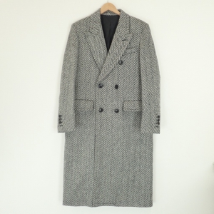 アミパリ H19M110.240 ヘリンボーン ダブルブレスト ロングコート 最新の買取相場ご紹介