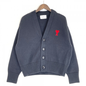 アミパリ UKC008.016 ネイビー ハート コットンウールカーディガン 最新の買取相場ご紹介