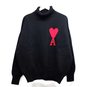 アミパリ ブラック H20HK203.108 ウール タートルネック ニット 最新の買取相場ご紹介