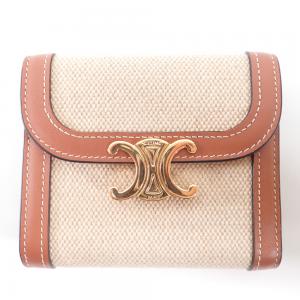 セリーヌ ベージュ系 トリオンフ キャンバス スモールウォレット 最新の買取相場ご紹介