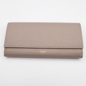 セリーヌ ベージュ系 ラージフラップ レザーウォレット 最新の買取相場ご紹介