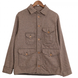 ポストオーバーオールズ ベージュ 千鳥格子 クルーザー ジャケット 最新の買取相場ご紹介