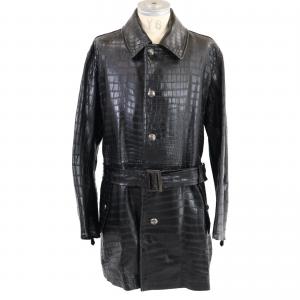 ゼルパリ ブラック クロコ 裏地スカーフ ステンカラーコート 最新の買取相場ご紹介