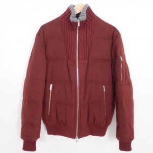 カシミヤ ジップアップ ダウンブルゾン 最新の買取相場ご紹介