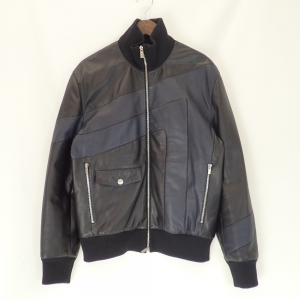 ラムレザー カラーブロック ジップアップジャケット 最新の買取相場ご紹介