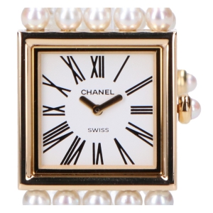 シャネル K18YG パール マドモアゼル ブレスウォッチ 腕時計 最新の買取相場ご紹介