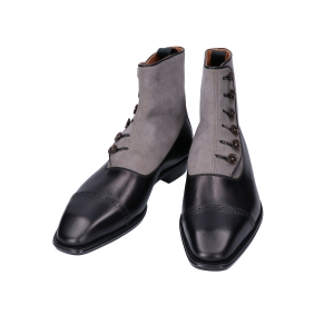 大塚製靴 ブラック×グレー RG-2005 ボタンブーツ 最新の買取相場ご紹介