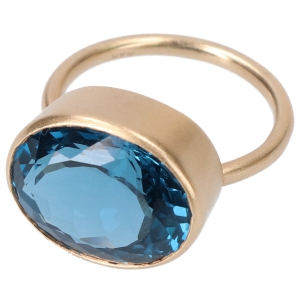 マリハ K18 ブルートパーズ アースドロップス リング 最新の買取相場ご紹介