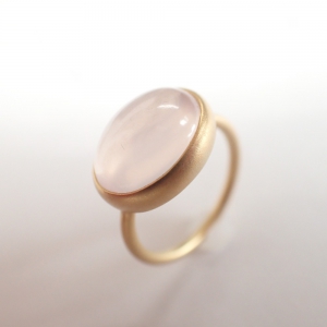 マリハ K18YG ローズクォーツ アースドロップス リング 最新の買取相場ご紹介