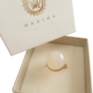 マリハ k18 アースドロップス ホワイトムーンストーンリング 最新の買取相場ご紹介