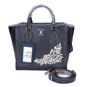 ADMJ ネイビー 19AW01012 リバティソフト/スワロ付き Wジップトートバッグ 最新の買取相場ご紹介