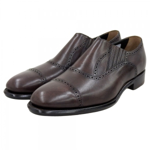 シェットランドフォックス  058FSF Dブラウン ボートン サイドエラスティックシューズ 最新の買取相場ご紹介