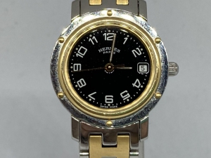 エルメス CL4.220 クリッパー クォーツ腕時計 最新の買取相場ご紹介