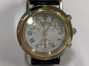 エルメス CL1.320 SS×GP クリッパークロノ クオーツ腕時計 最新の買取相場ご紹介