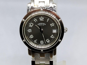 エルメス CL4.210 クリッパー  黒文字盤 クォーツ腕時計 最新の買取相場ご紹介