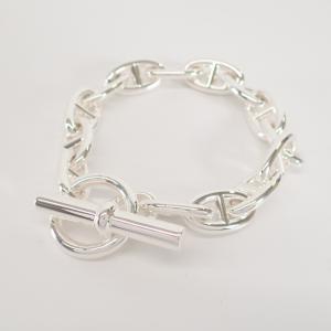 エルメス シルバー シェーヌダンクルGM 14コマ 最新の買取相場ご紹介