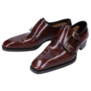 グッチ 110861 ダブルモンクストラップ スクエアトゥシューズ 最新の買取相場ご紹介