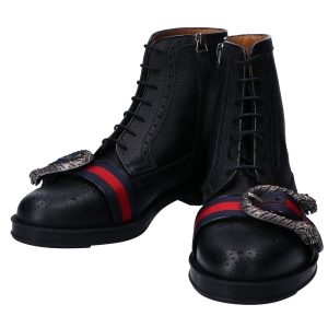 グッチ 496250 ウェブ ブローグブーツ 最新の買取相場ご紹介