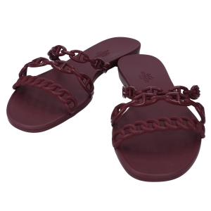 ボルドー リヴァージュ 3連シェーヌダンクル ラバーサンダル 最新の買取相場ご紹介