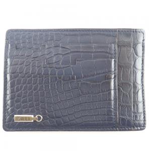 ジリー ダークネイビー アリゲーターレザーカードケース 最新の買取相場ご紹介