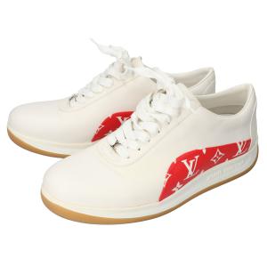 ルイヴィトン×シュプリーム 白 モノグラム柄 レザースニーカー 最新の買取相場ご紹介