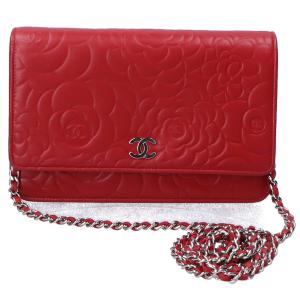 シャネル カメリア ラムスキン プッシュロック チェーンウォレット 最新の買取相場ご紹介