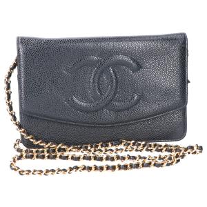 シャネル キャビアスキン ココマークチェーンウォレット 最新の買取相場ご紹介