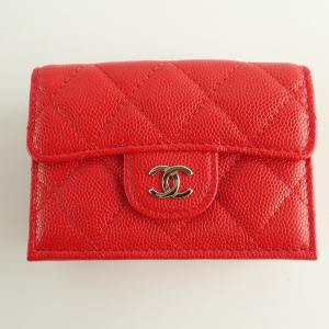 シャネル キャビアスキン マトラッセ コンパクトウォレット 最新の買取相場ご紹介