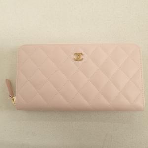 シャネル ラムスキン ラウンドファスナー長財布 最新の買取相場ご紹介