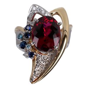 ノブコイシカワ ルベライト×サファイア×ダイヤモンド リング 最新の買取相場ご紹介