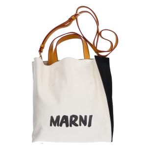 マルニ MUSEO レザー×キャンバス グラフィックロゴトート 最新の買取相場ご紹介