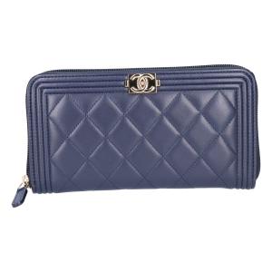 シャネル ラムスキン ボーイシャネル ラウンドファスナーウォレット 最新の買取相場ご紹介