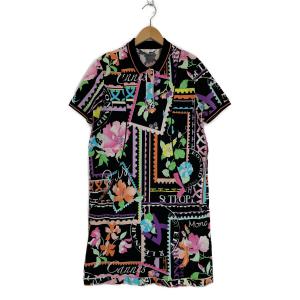 レオナールスポーツ ブラック×マルチカラー 総柄 コットンポリ ポロワンピース 最新の買取相場ご紹介