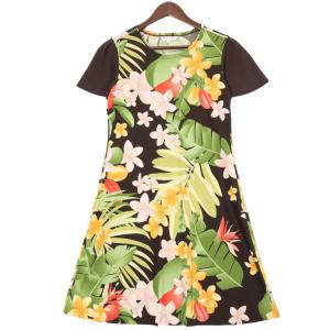 レオナールスポーツ ブラウン 花柄フレアスリーブワンピース 最新の買取相場ご紹介