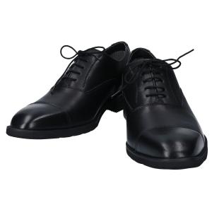 三陽山長 友之介 ストレートチップ 24.5 黒 □スコッチグレイン