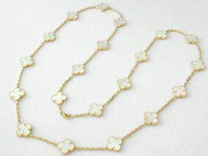 ヴァンクリーフ&アーペル VCARA42100 K18YG×マザーオブパール 20モチーフ ヴィンテージアルハンブラネックレス 最新の買取相場ご紹介