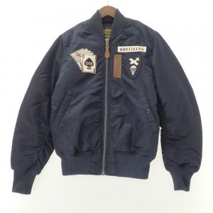 アルファインダストリーズ BREITLING別注 ネイビー ナイロン MA-1フライトジャケット 最新の買取相場ご紹介