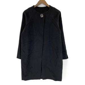 キートン レディース ブラック カシミヤ100% ノーカラーコート 最新の買取相場ご紹介