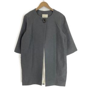 キートン ブラック コットンリネンノーカラーコート 最新の買取相場ご紹介