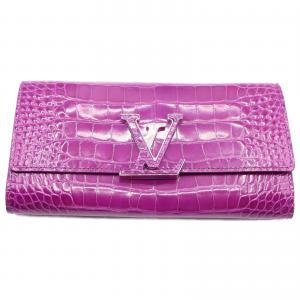 ルイヴィトン N93649 18年製 パープル クロコダイル ポルトフォイユ･カプシーヌ 最新の買取相場ご紹介