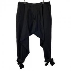 ヨウジヤマモト HJ-P20-120 23AW ブラック U-TWISTED HEM DRAPED パンツ 最新の買取相場ご紹介