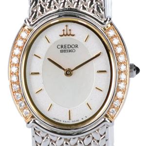 セイコー クレドール GSWE984 18KT+SS ダイヤベゼル クオーツ時計 最新の買取相場ご紹介