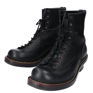 安藤製靴 ブラック レザー ネロ ジェレミー 10ホールロガーブーツ 最新の買取相場ご紹介