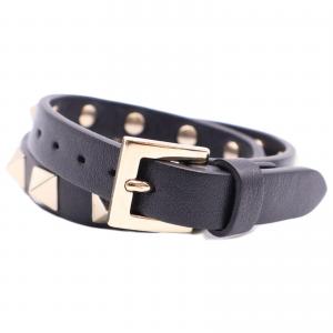 ヴァレンティノ ブラック ロックスタッズ ダブルストラップ ブレスレット 最新の買取相場ご紹介