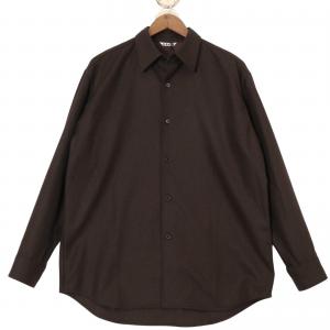 オーラリー ダークブラウン A22AS01CF WOOL FULLING FLANNEL SHIRTS 最新の買取相場ご紹介