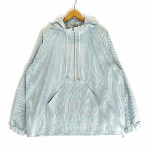 オーラリー ブルー A23SP01PS FINX POLYESTER STRIPE HOODED ZIP 最新の買取相場ご紹介