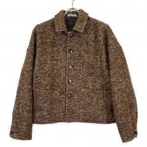 オーラリー A22AB04HH ウール×アルパカ ヘリンボーン ツイード ショートブルゾン 最新の買取相場ご紹介