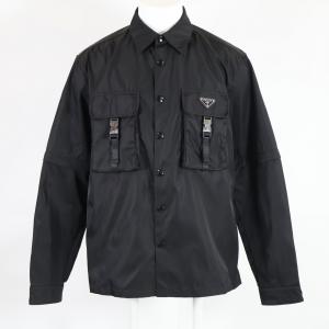 プラダ ブラック Re-Nylon トライアングルロゴプレート シャツジャケット 最新の買取相場ご紹介